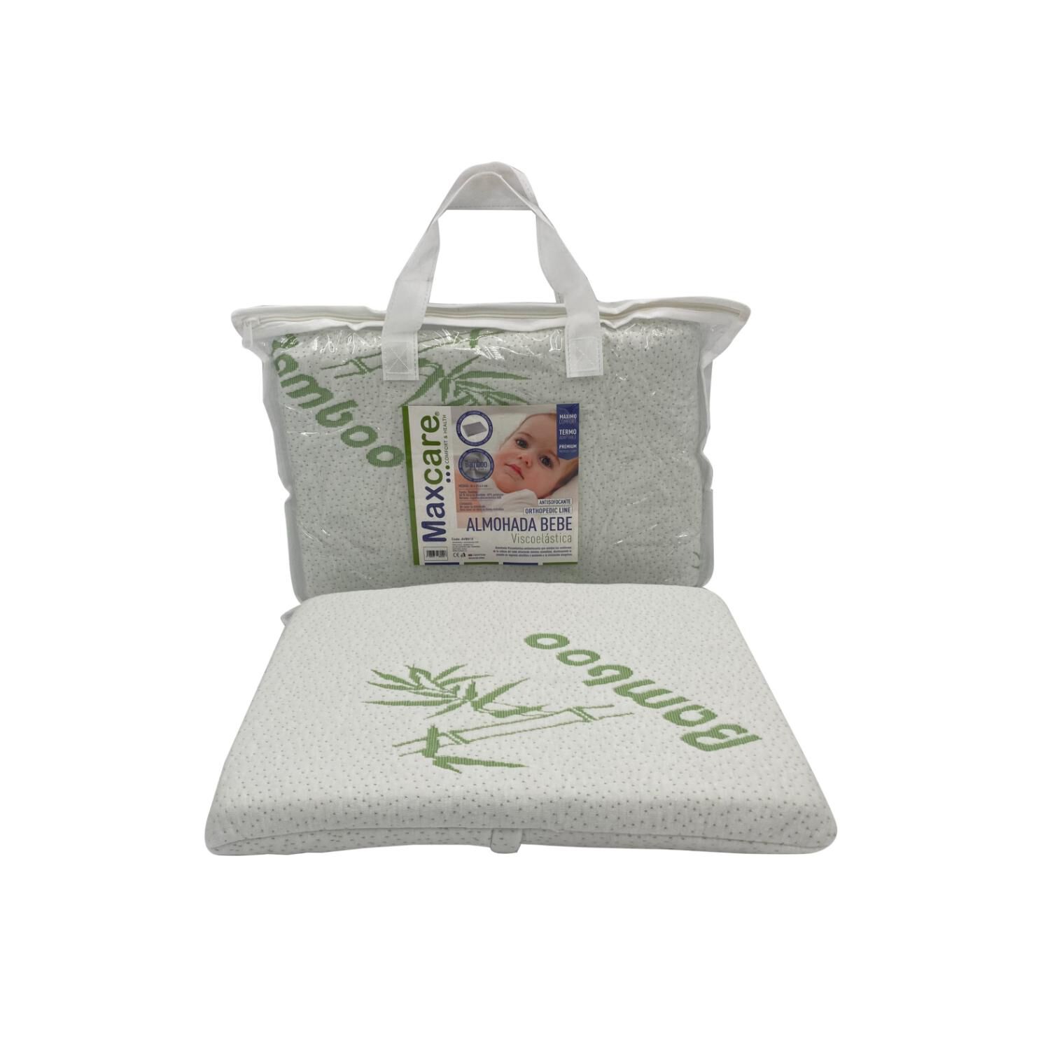 Almohada Viscoelastica Beb&eacute; Bamboo 36x25x4cm image number 2.0