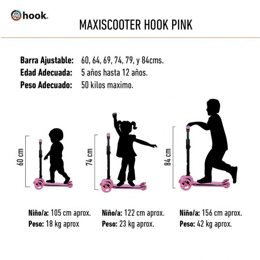 Maxiscooter Hook Pink Hook image number 5.0