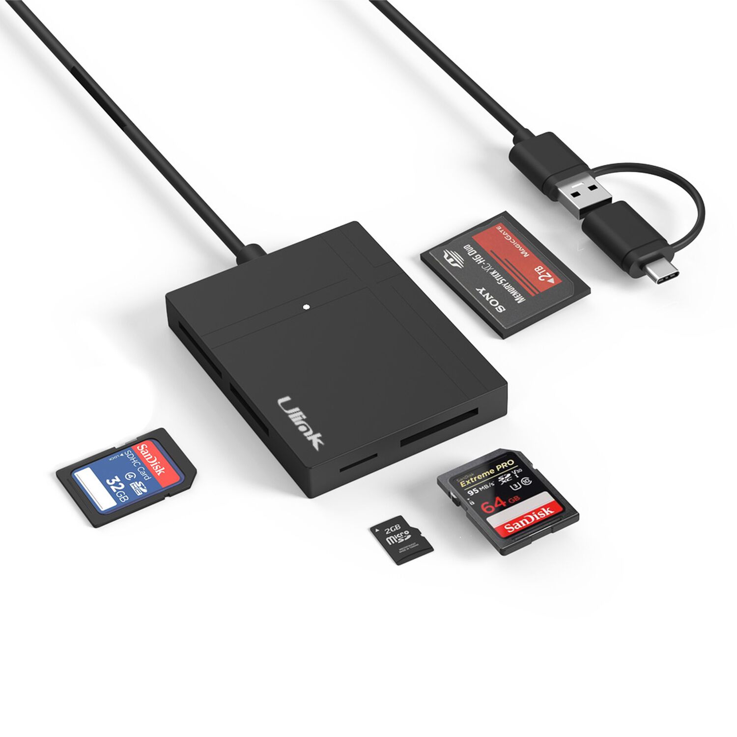 Lector De Memorias Profesional 5en1 Usb 3.0 High Speed Rd500 image number 3.0