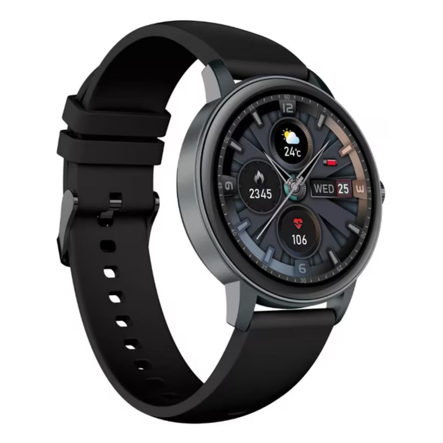 Reloj Inteligente Smartwatch Deportivo Negro Aw-sr13b Aiwa