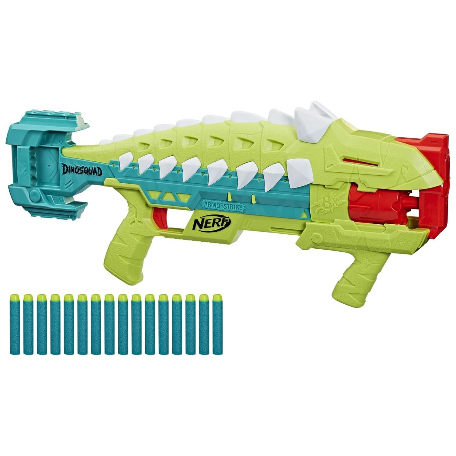Juguete Nerf Dinosquad Armorstrike 8 Dardos Hasbro image number 0.0