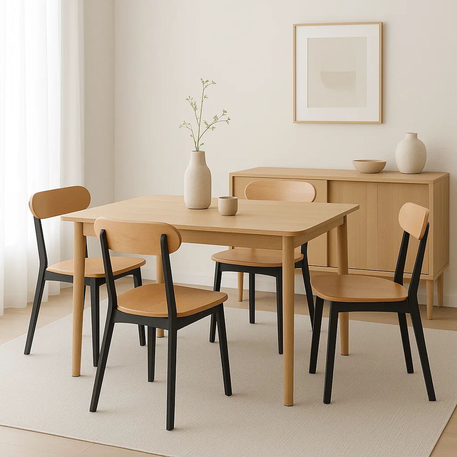 Silla Fresno De Madera - Negra image number 2.0