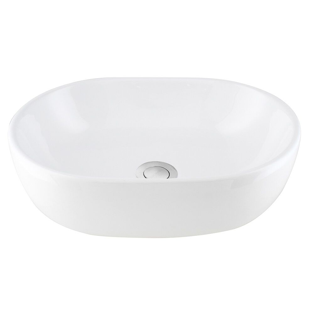 Lavamanos Sobreponer Domsa Slc879 Blanco 48x34x14 Cm image number 0.0