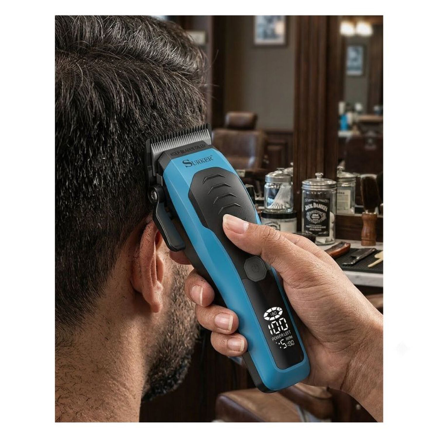 M&aacute;quina De Afeitar Profesional Surker Inal&aacute;mbrica Recargable image number 1.0