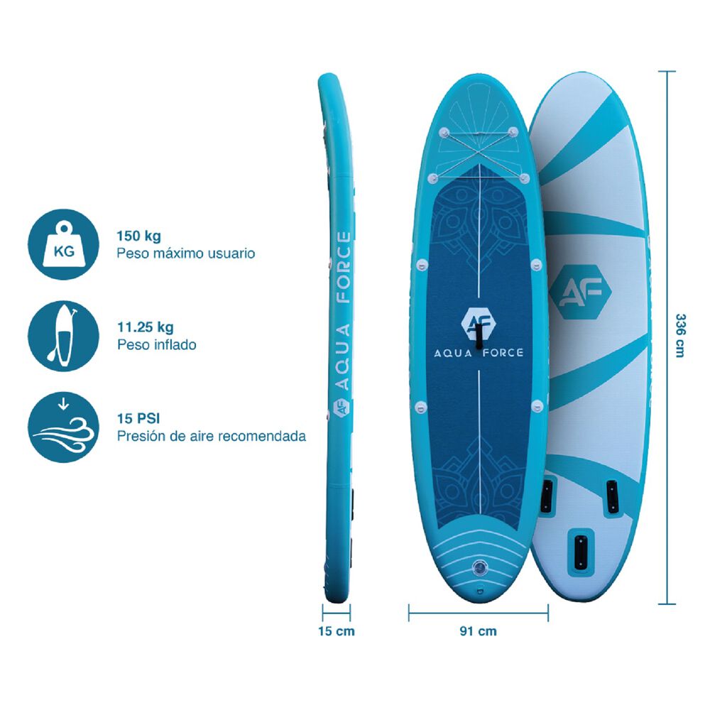 Stand Up Paddle 110 Yoga Doble Capa image number 2.0