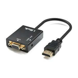 Adaptador De Video Hdmi A Vga Negro Ulink