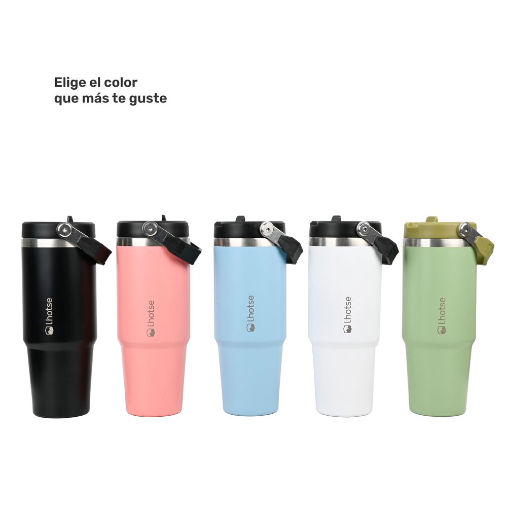 Botella Térmica Insulada Lhotse Travel Mug 900ml White image number 6.0