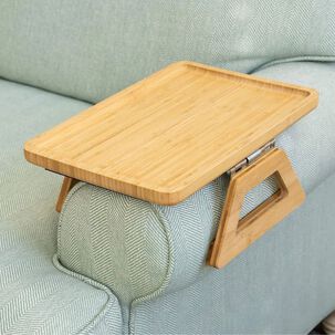 Bandeja Para Servir Port&aacute;til Para Brazo De Sof&aacute;