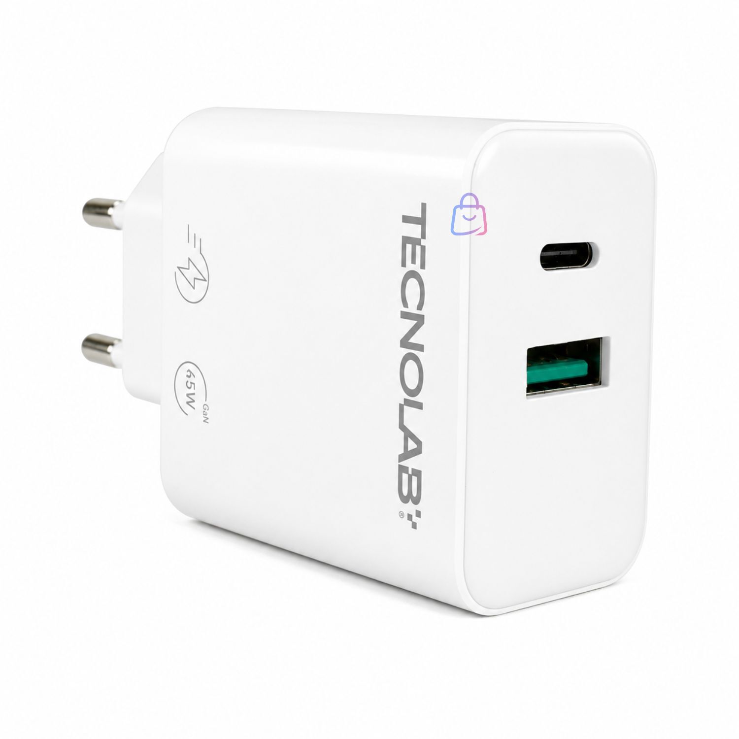 Cargador R&aacute;pido Pd 45w Qc 3.0 Usb-c Con Cable - Ps image number 1.0