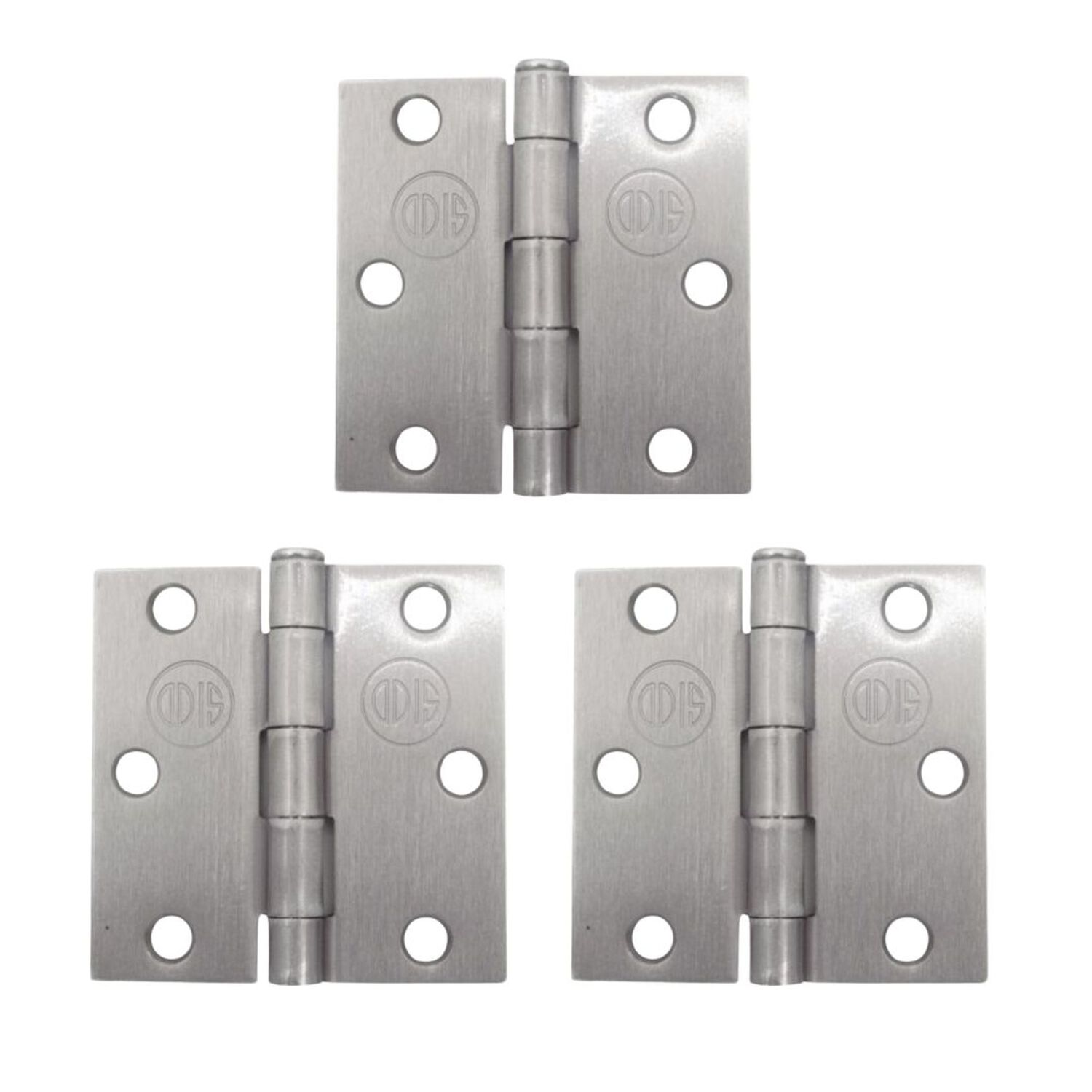 Pack 3 Bisagras Acero Odis 3&rdquo;&times;3&rdquo;&times; 2,0mm - Plata image number 0.0