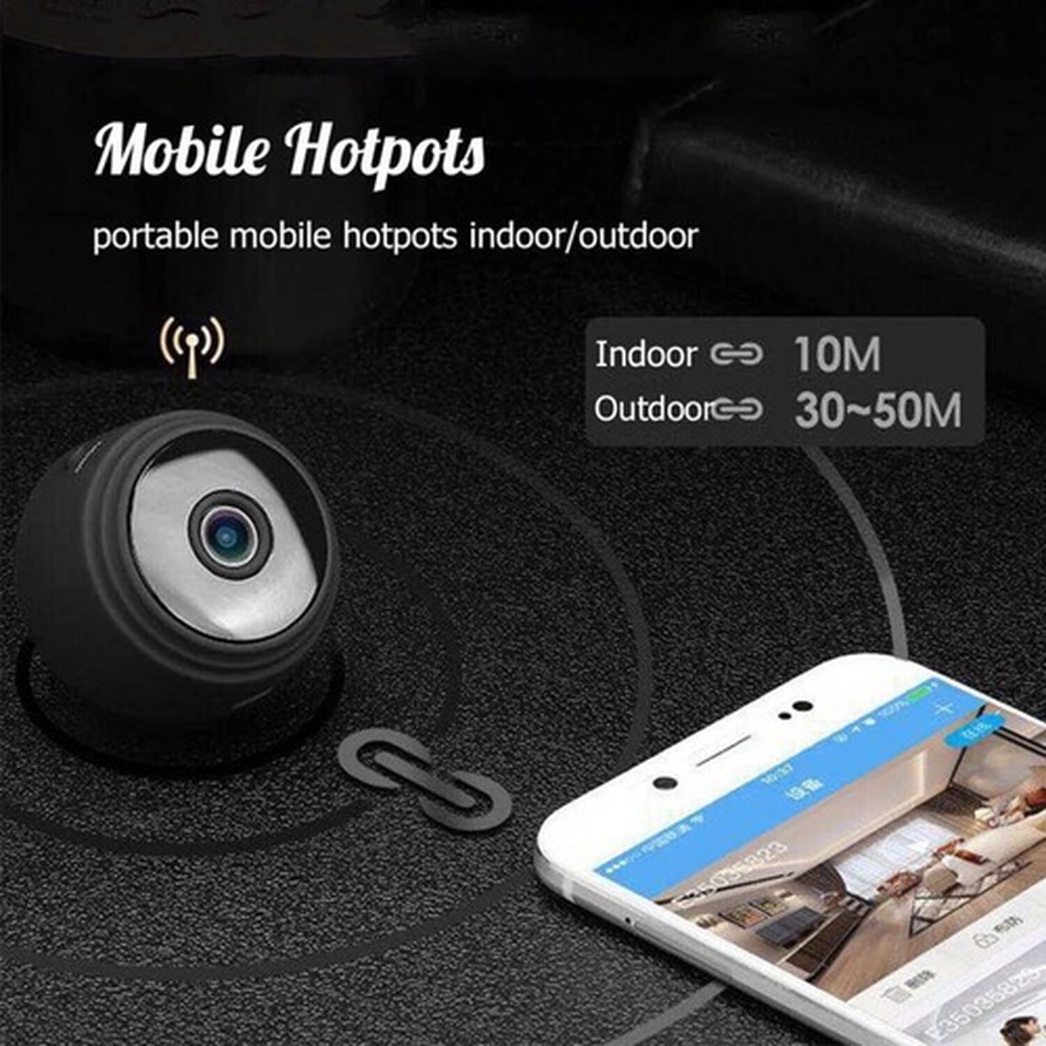 Camara Videovigilancia Inalambrica Peque&ntilde;a Diminuta 1080p Wifi image number 5.0