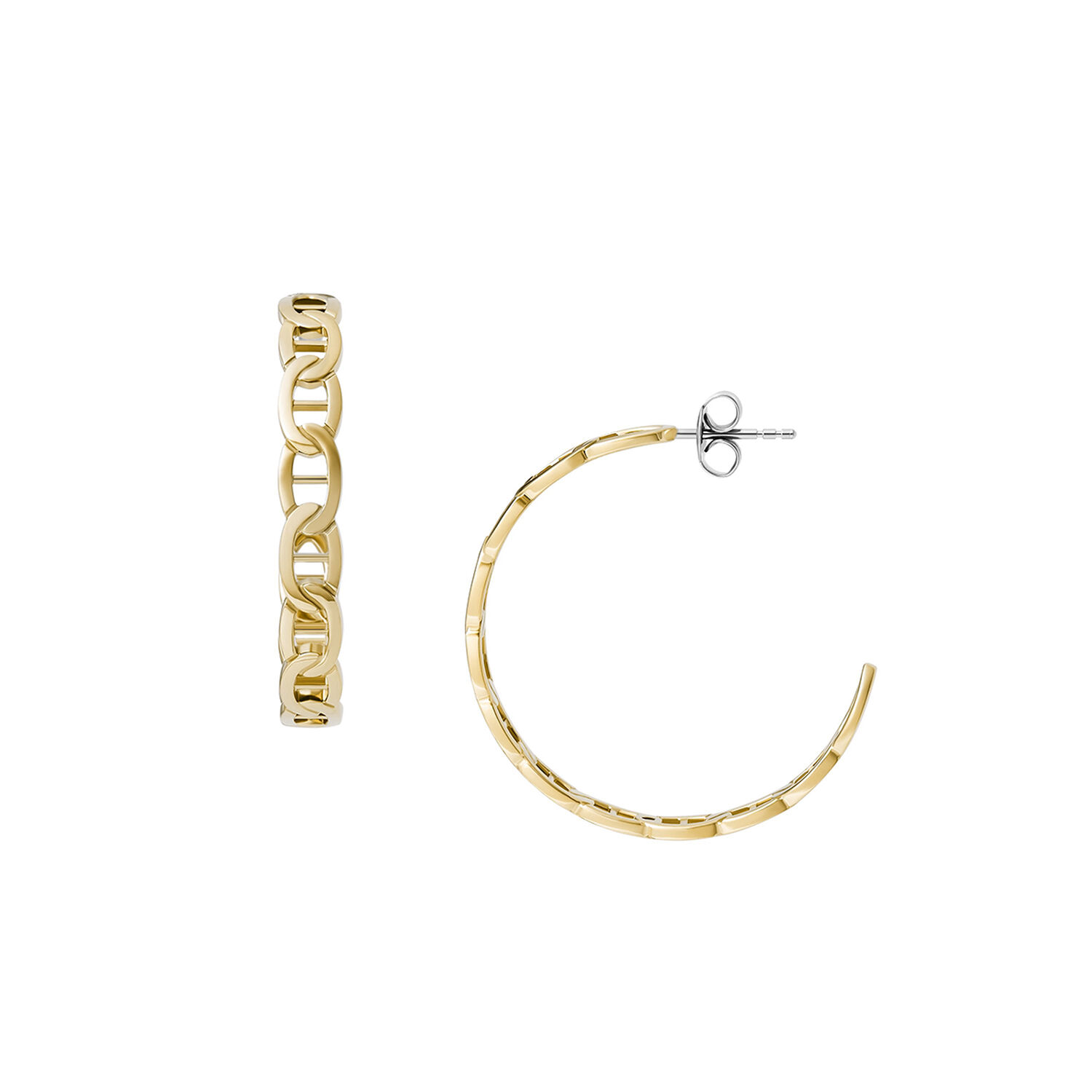Aros Fossil Jf04781710 Dorado Mujer image number 0.0