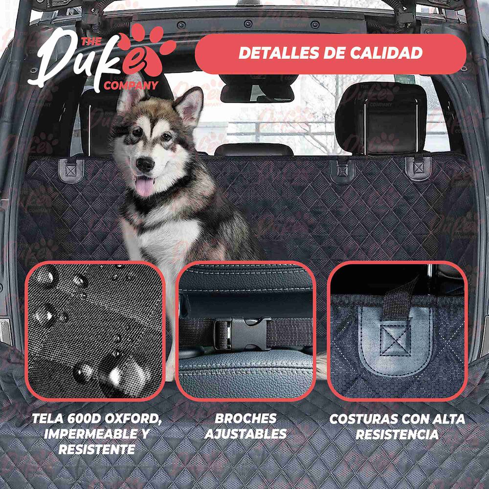 Funda Cobertor Maletero Auto Para Mascotas Duke Asiento image number 5.0