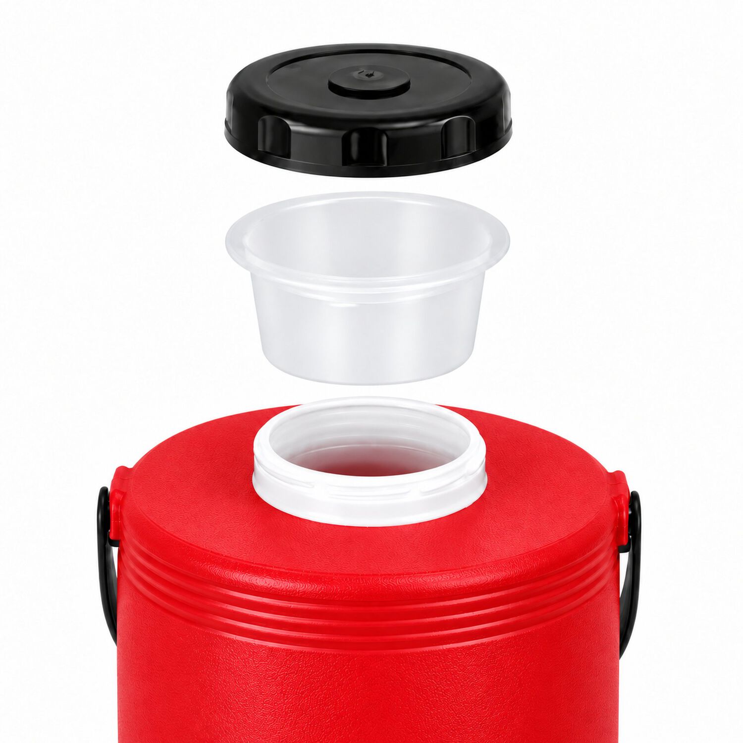 Maxi Termo Termolar 12 Litros Rojo Con Llave Y Asa image number 3.0