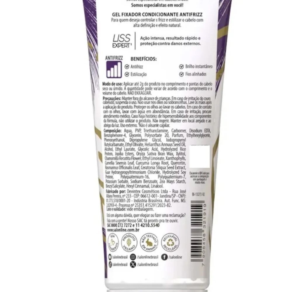 Gel Fijador Antifrizz Meuliso De 200gr Salonline image number 2.0