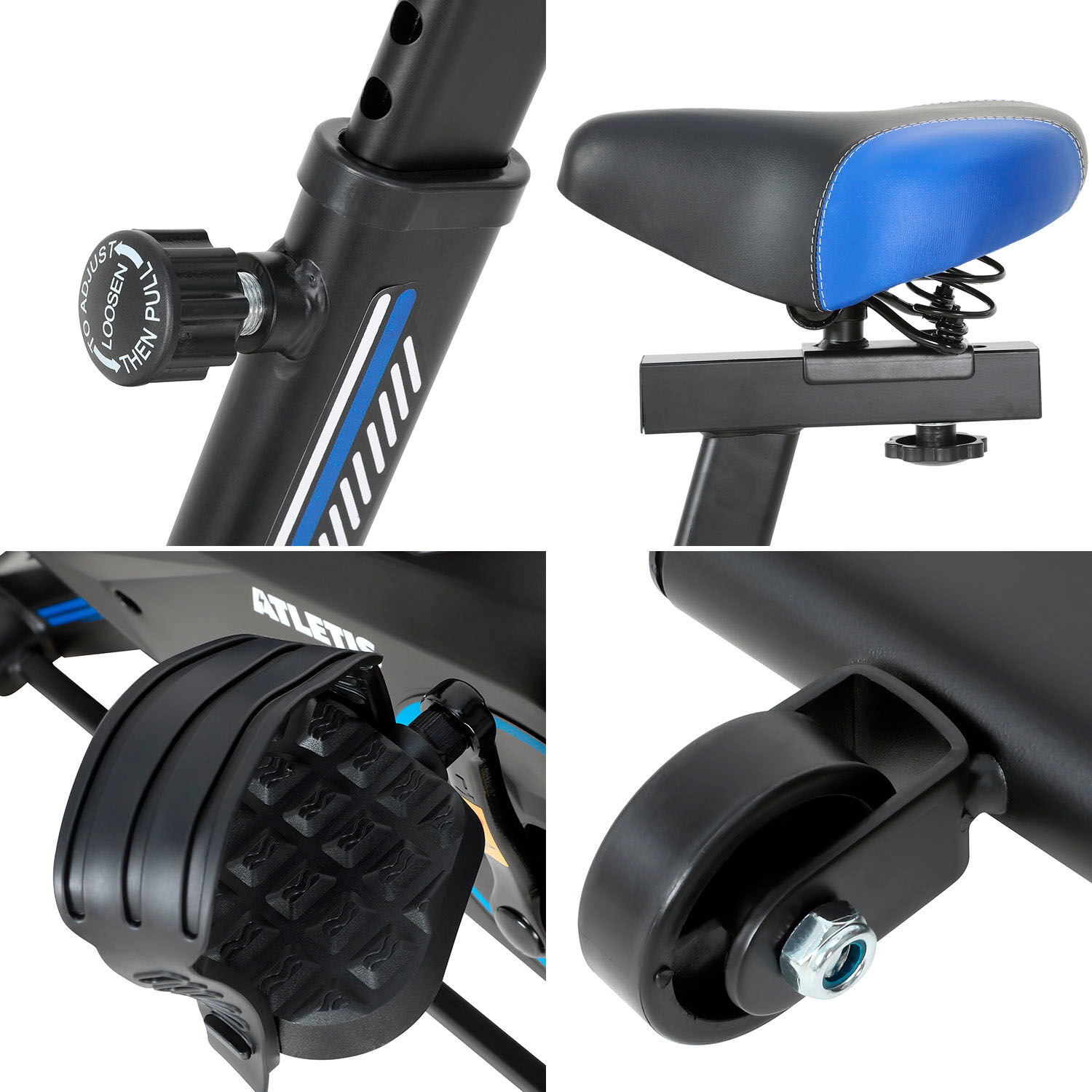 Bicicleta Spinning K100 Lite Azul image number 4.0