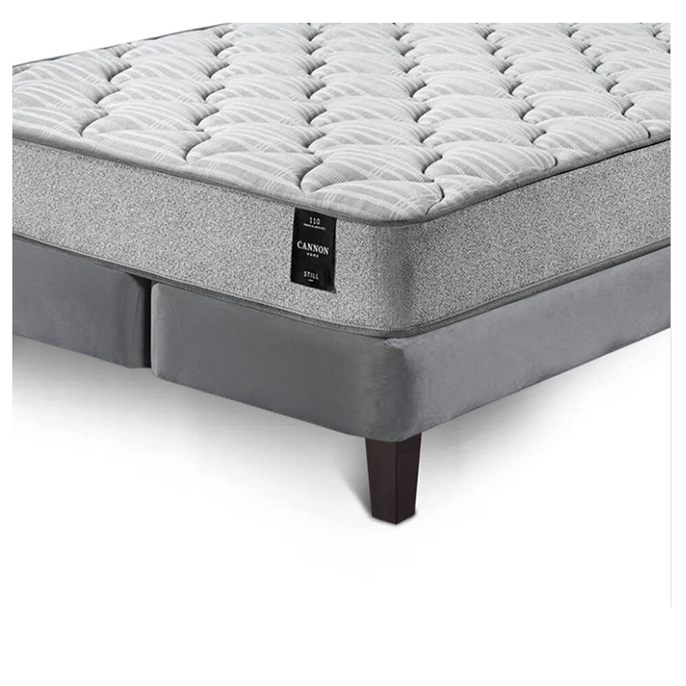 Combo Cama Cannon 1 1/2 Plaza Textil + Respaldo Tela Gris image number 6.0