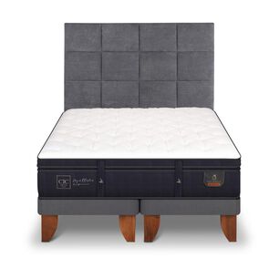 Cama Europea Cic Super Premium / Super King / Base Dividida + Respaldo