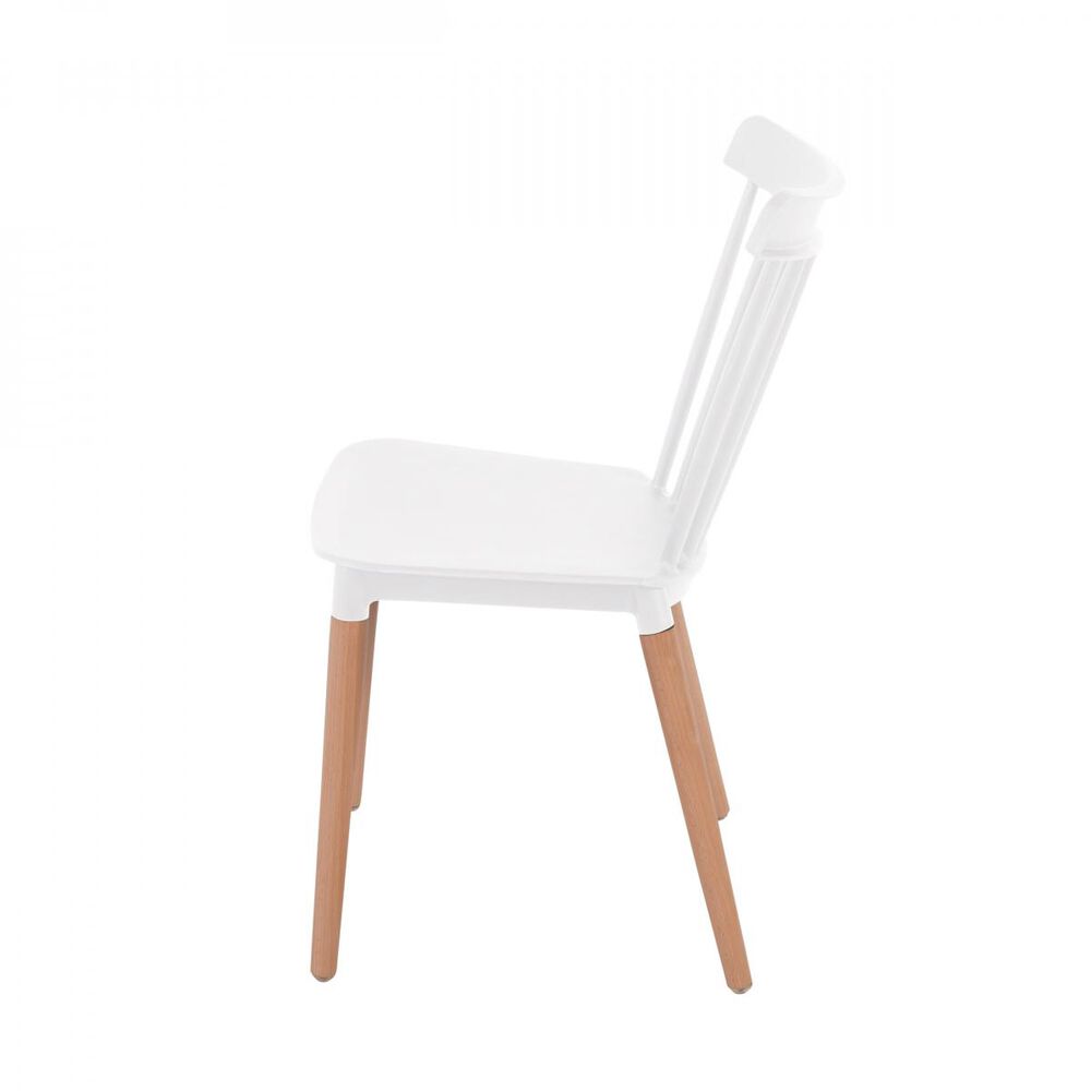 Silla Windsor Blanca 4 Unidades image number 3.0