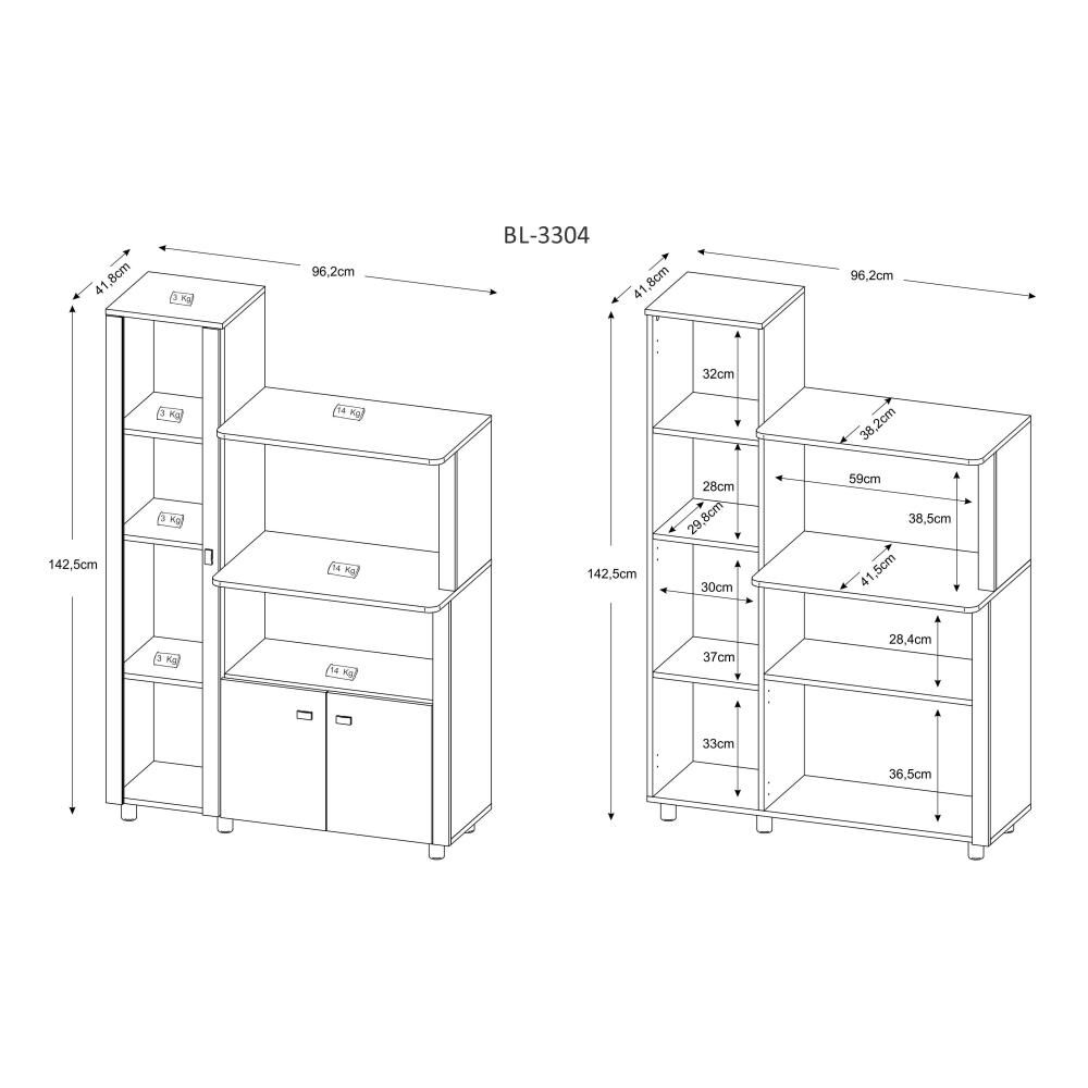 Mueble Cocina Organizador Grande Tecnomobili Cz image number 1.0
