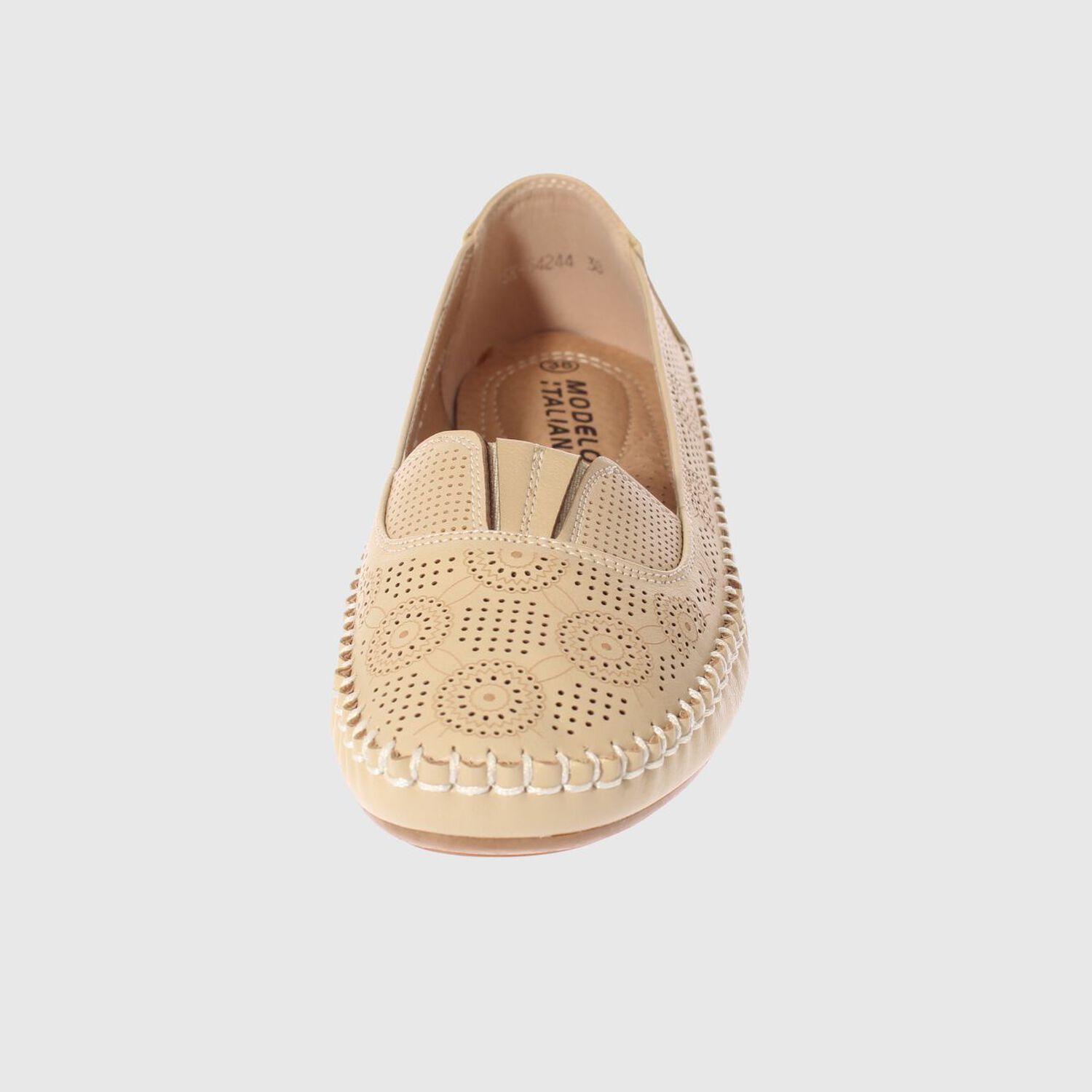 Mocas&iacute;n Beige Modelo Italiano Art. 5ask64244beige image number 2.0