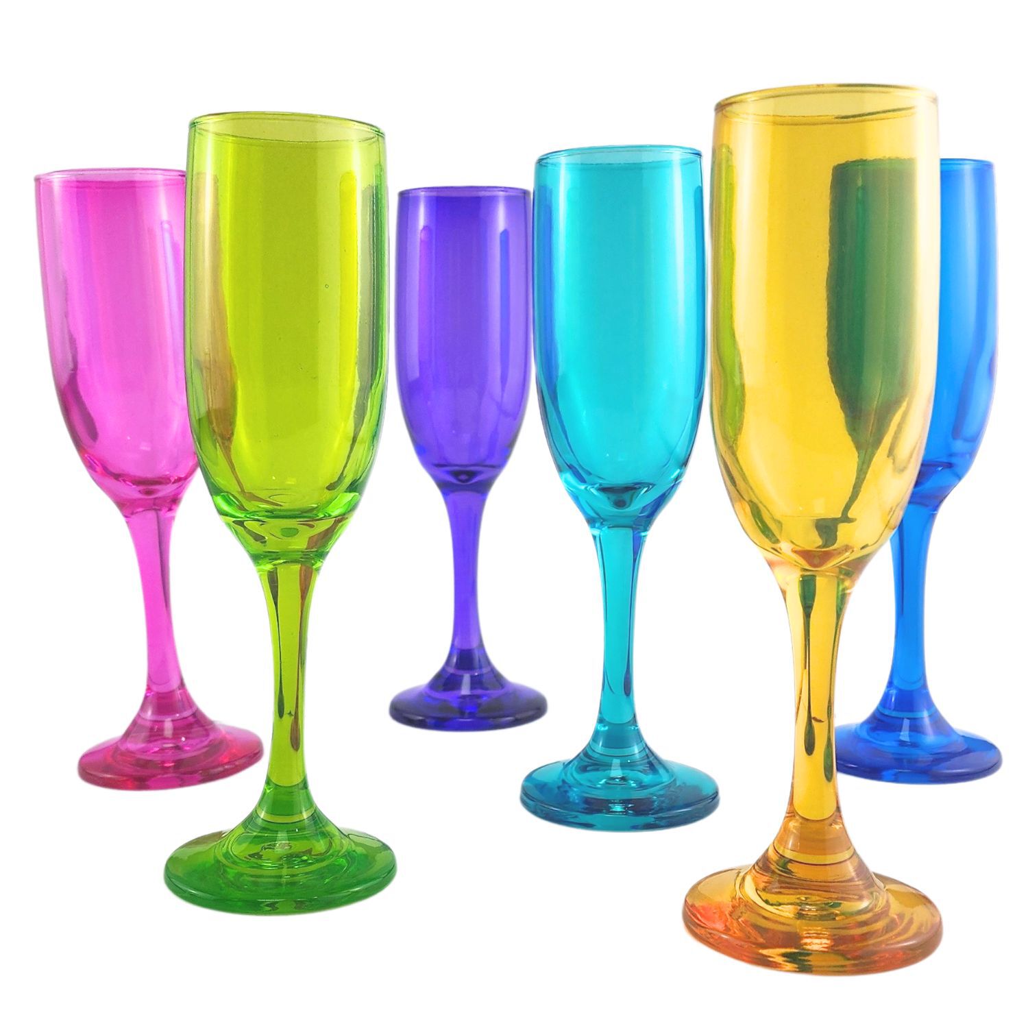 Set 6 Copas Champagne Rioja Full Color 183cc Para Celebracion image number 0.0