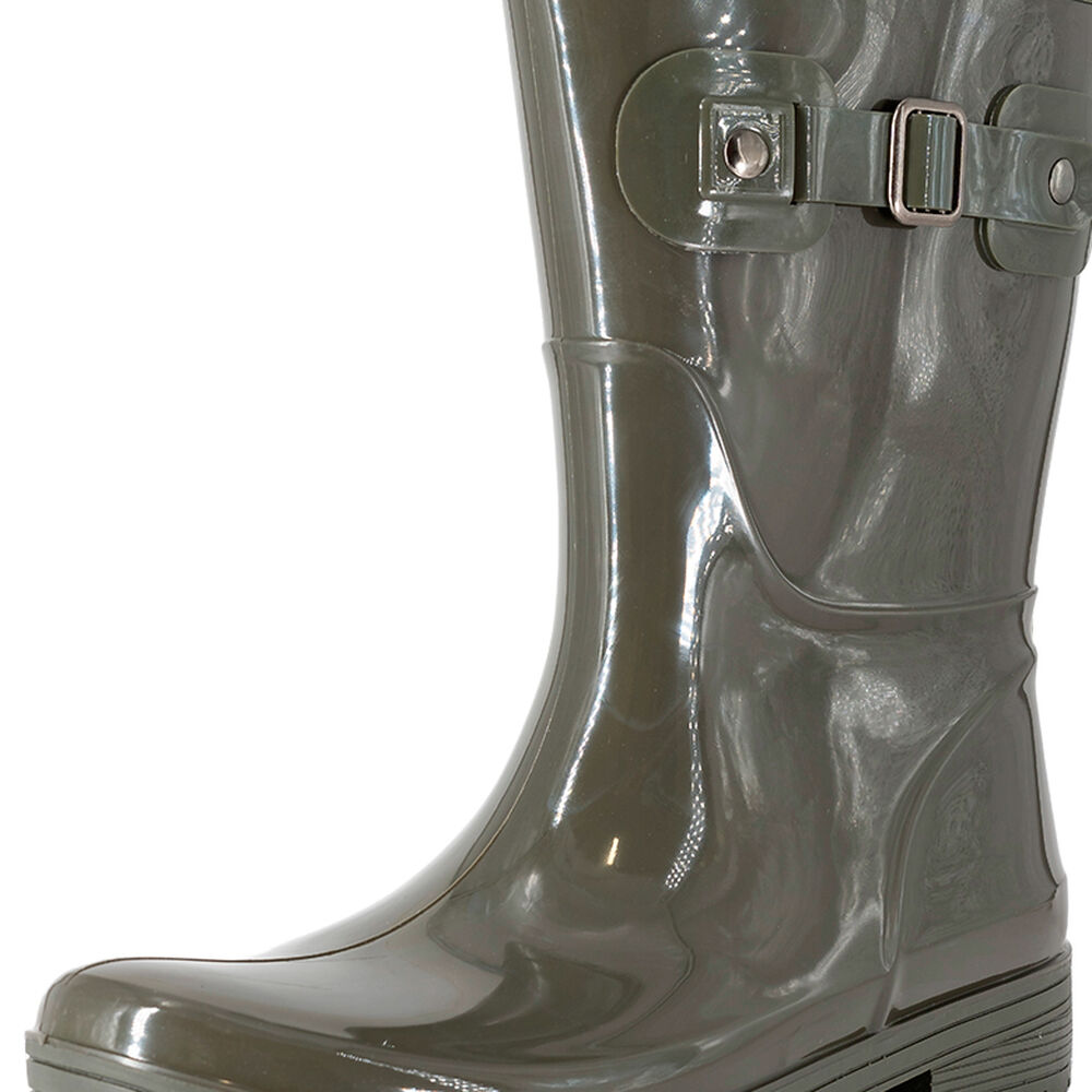 Bota De Agua Con Polar Cressida Verde Alquimia image number 3.0