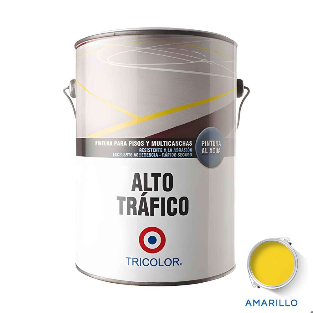 Alto Trafico Base Agua 1 Gl (3.78lt) Amarillo - Tricolor image number 0.0