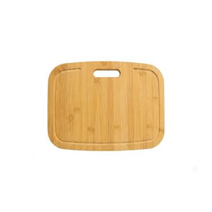 Tabla Picar De Bamb&uacute; Con Ranura Antiderrame 32x22 Cm
