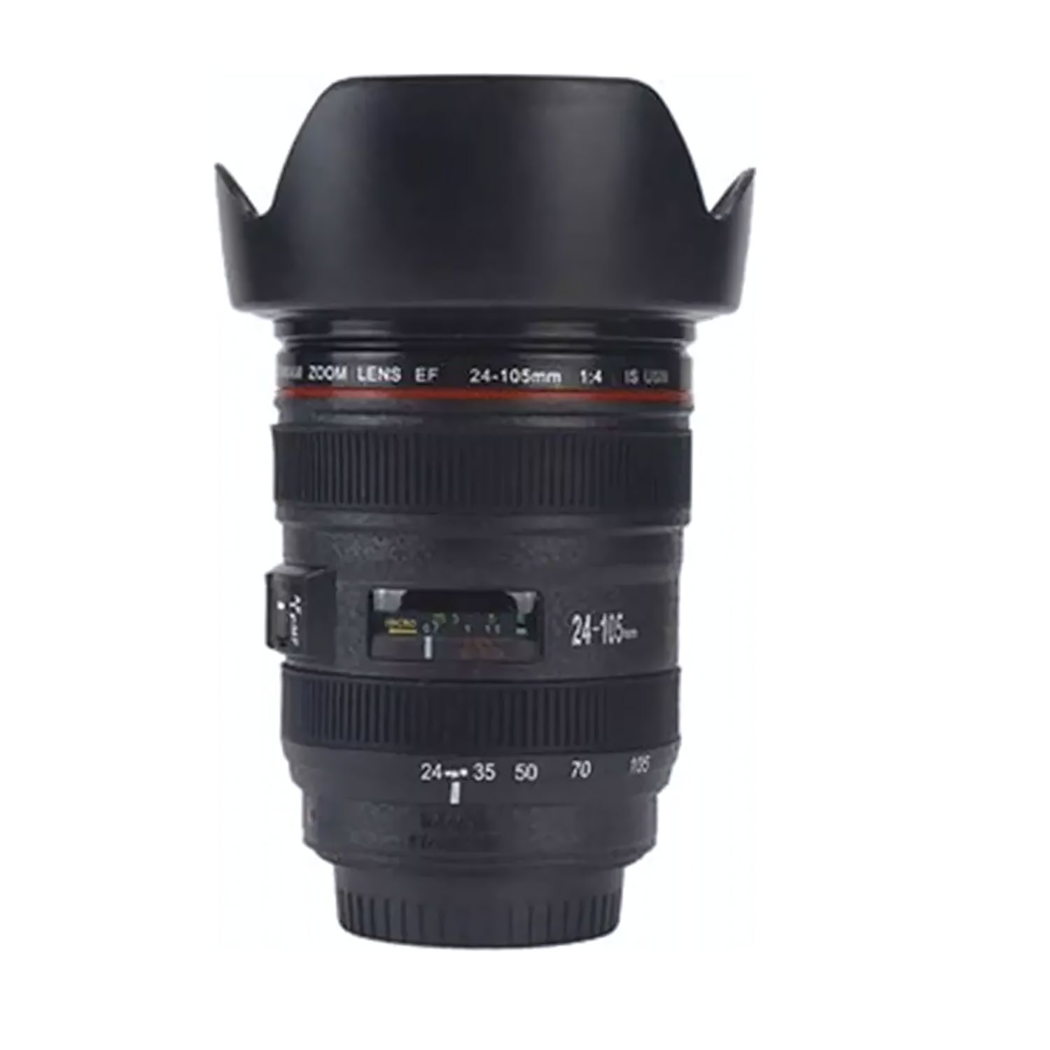 Vaso Camara Con Tapa Visor 14cm 24-105mm Color Negro image number 1.0