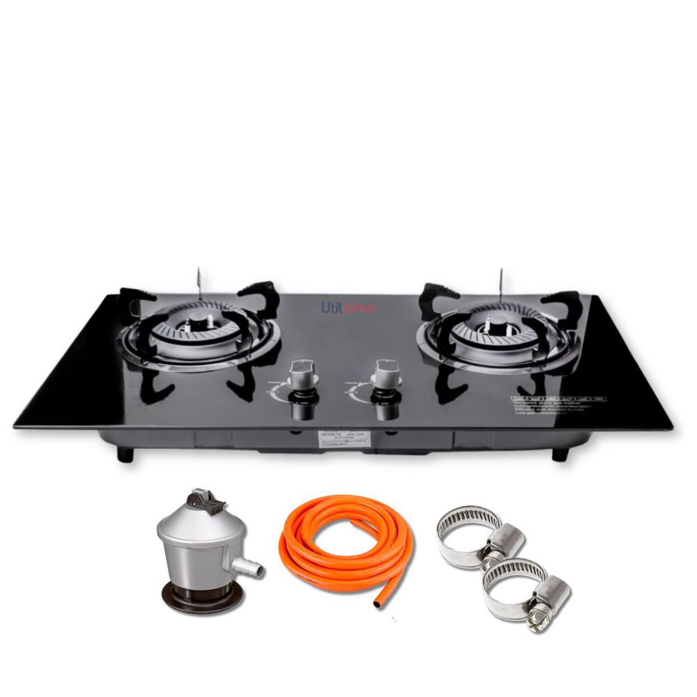 Encimera Gas Licuado Vidrio Templado + Kit Instalaci&oacute;n image number 0.0