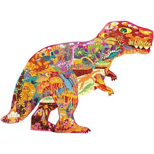 Puzzle 280pcs Con Forma, Dinosaurios Mideer