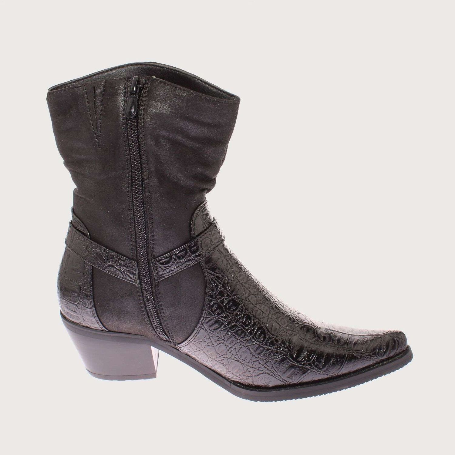 Bota Vaquera Negro Via Franca Art. 52108black image number 3.0
