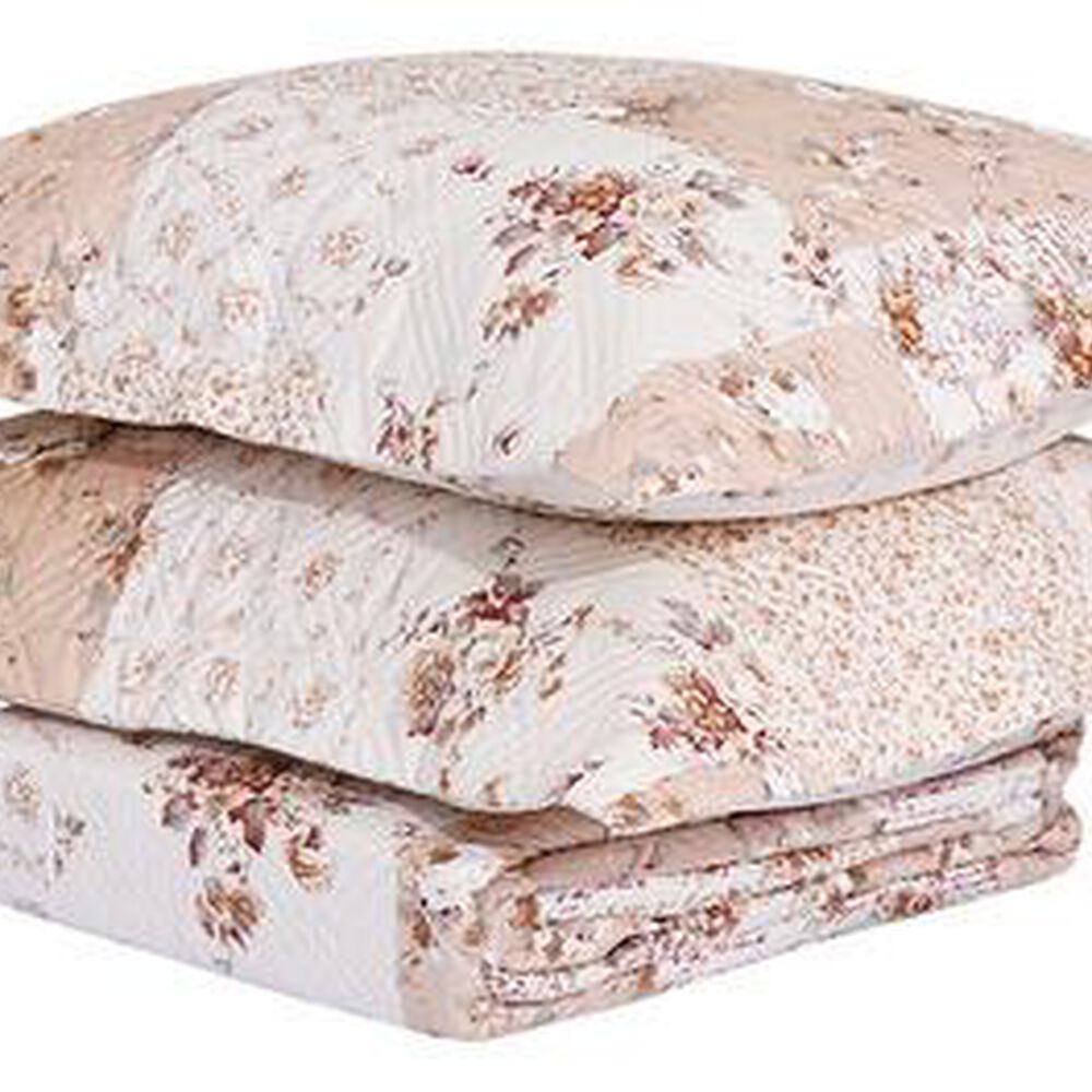 Quilt Andes Estampado King Patchwork Beige image number 2.0