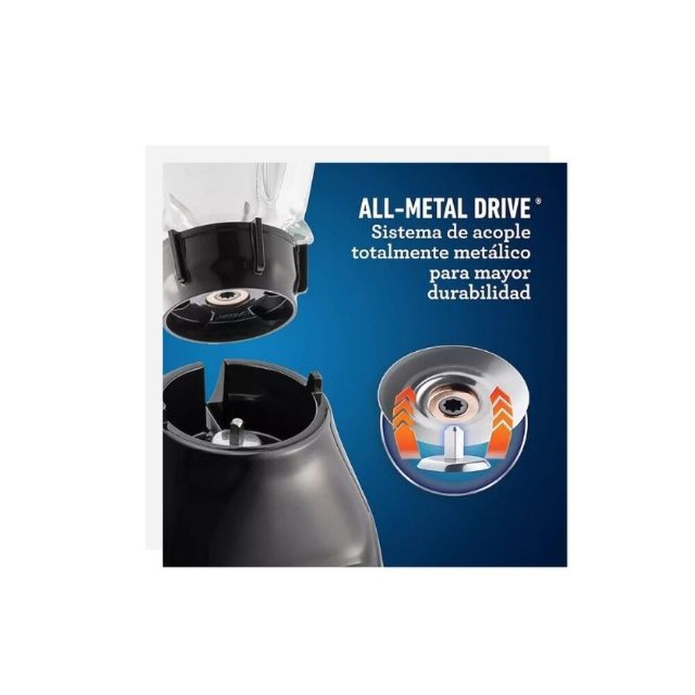 Licuadora Oster 2 Velocidades M&aacute;s Pulso Y Vaso De Vidrio Blstkagbpb image number 4.0