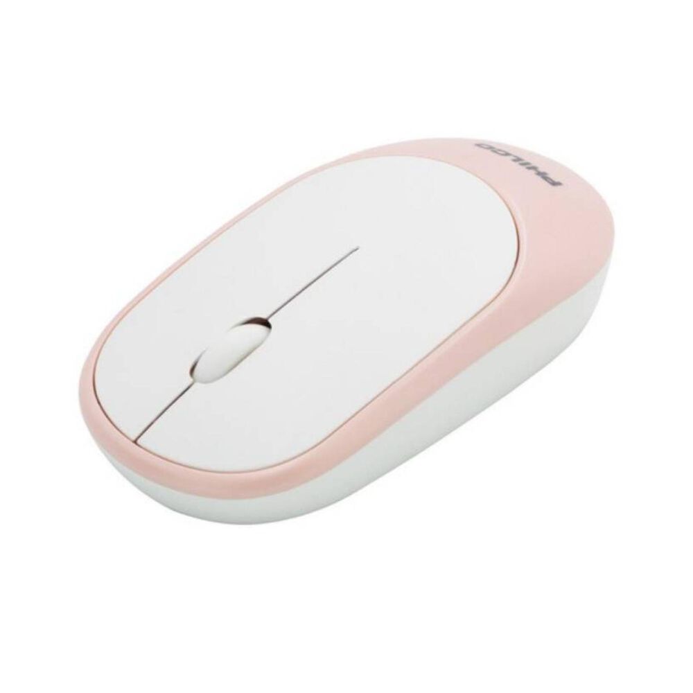 Mouse Inalambrico Usb Silencioso 3 Botones Rosado image number 2.0