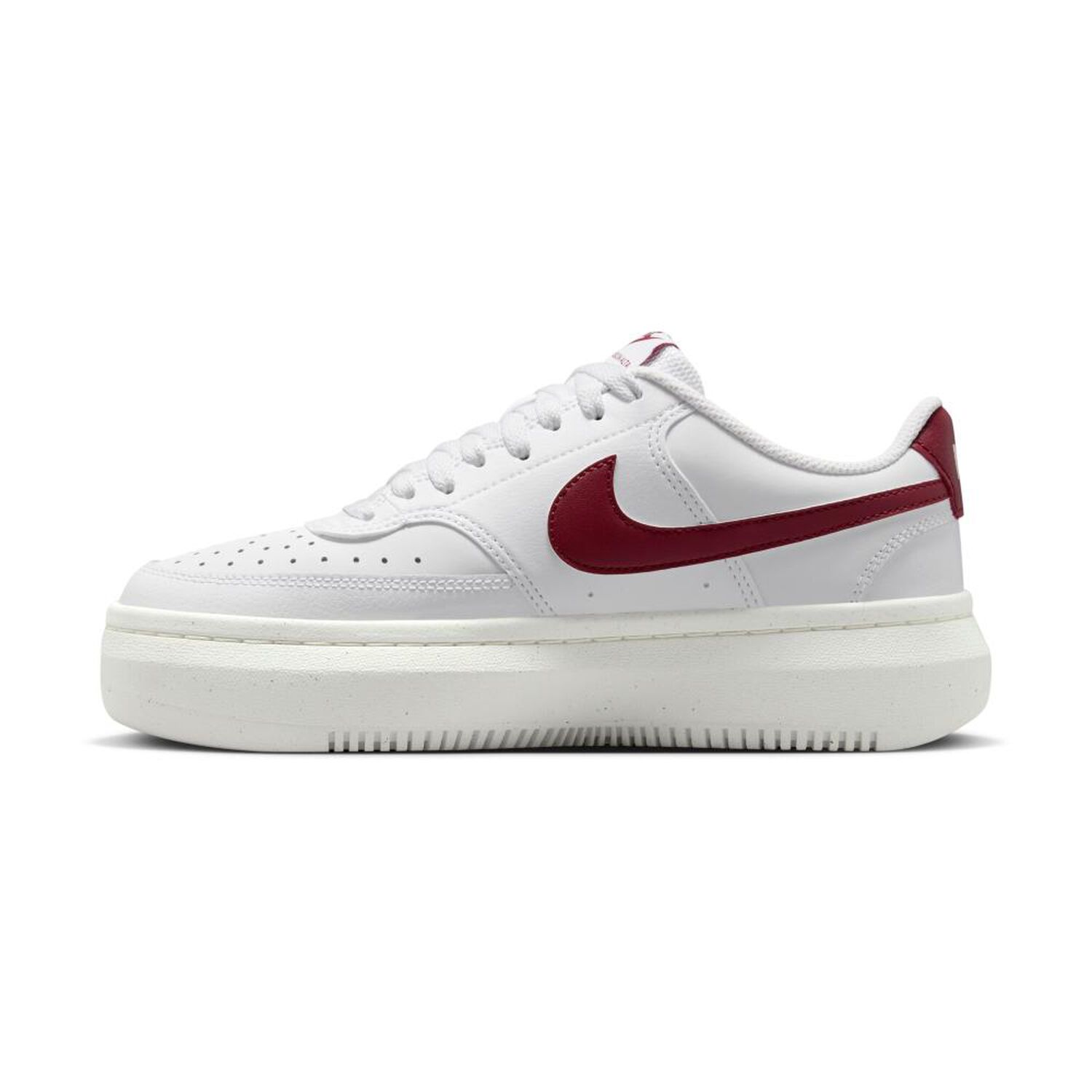 Zapatilla Urbana Mujer Nike Court Vision Alta Blanco image number 2.0