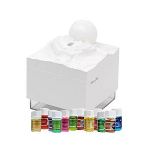 Pack Humidificador Dise&ntilde;o Luna Blanca + 12 Esencias
