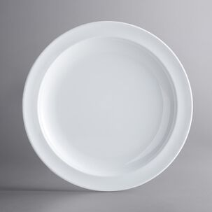 Set De 6 Plato Pizza Blanco 24.5 Cm.
