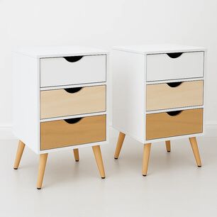 Pack De 2 Veladores Eames 3 Niveles 40x35x62