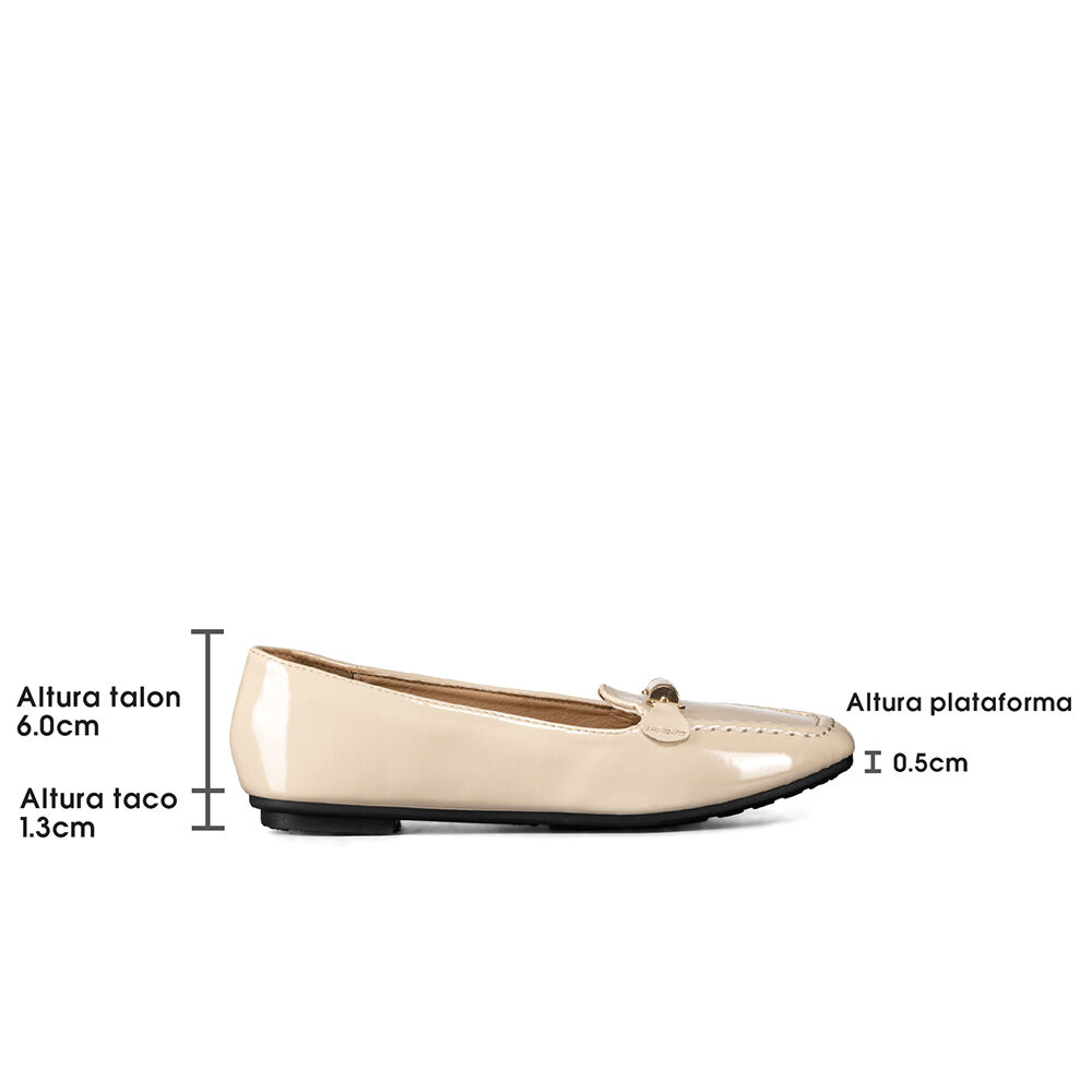 Mocasin Casual Mujer Vintage Charol Plano Weide You509 image number 6.0