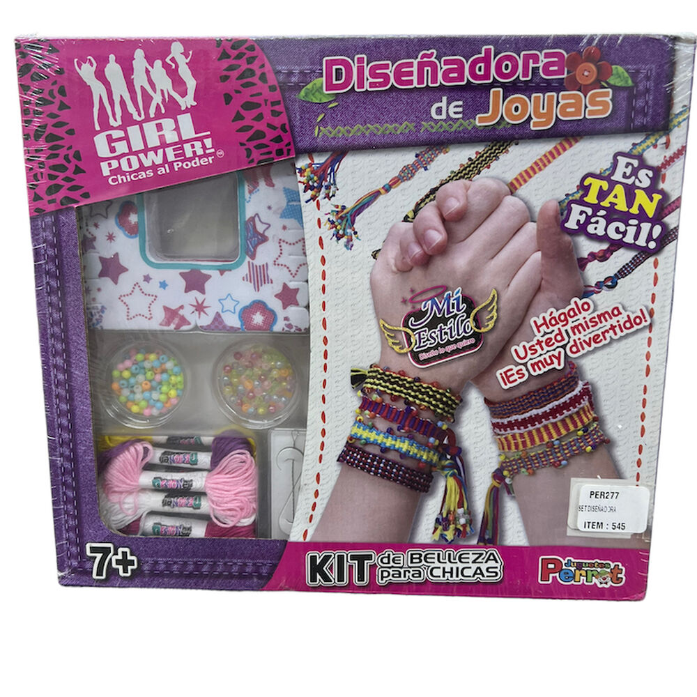 Set De Mostacillas Para Hacer Pulseras Girl Power image number 0.0