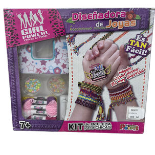 Set De Mostacillas Para Hacer Pulseras Girl Power