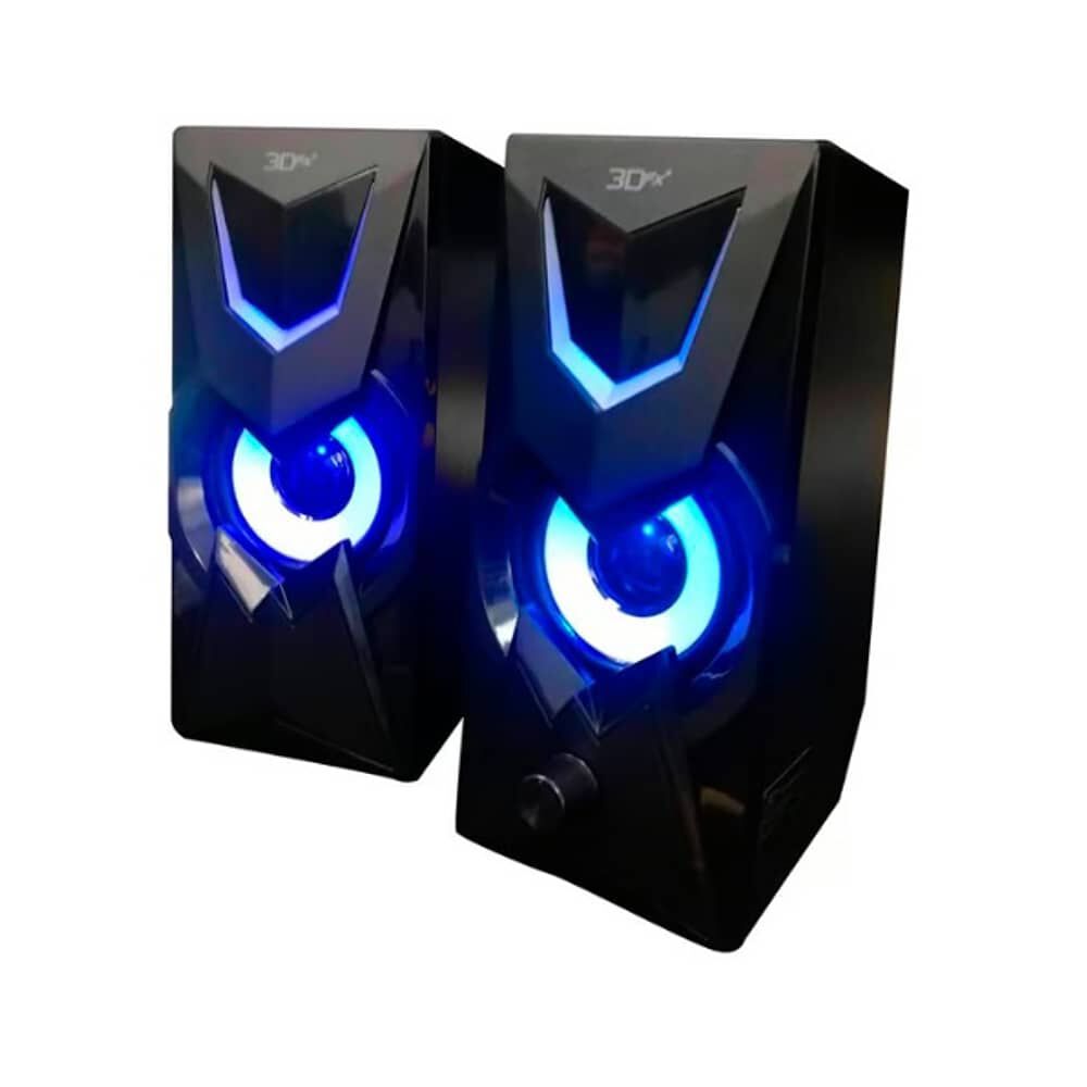 Parlante Gamer Para Pc Gwydyon 2.0 Modelo 3dfx image number 2.0