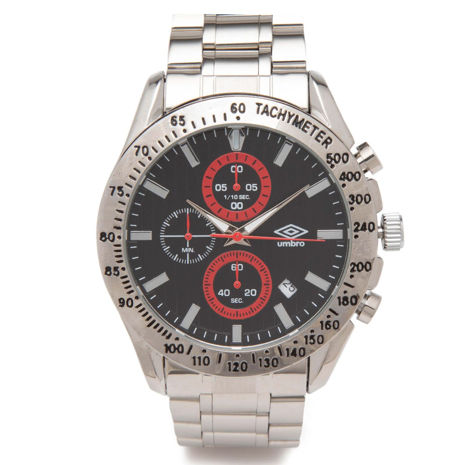 Reloj Umbro Plus Umbp-4700-1 Plateado Hombre