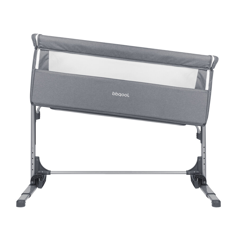 Cuna Colecho Mecedora Mosquitero Next2us Grey + Colch&oacute;n image number 6.0