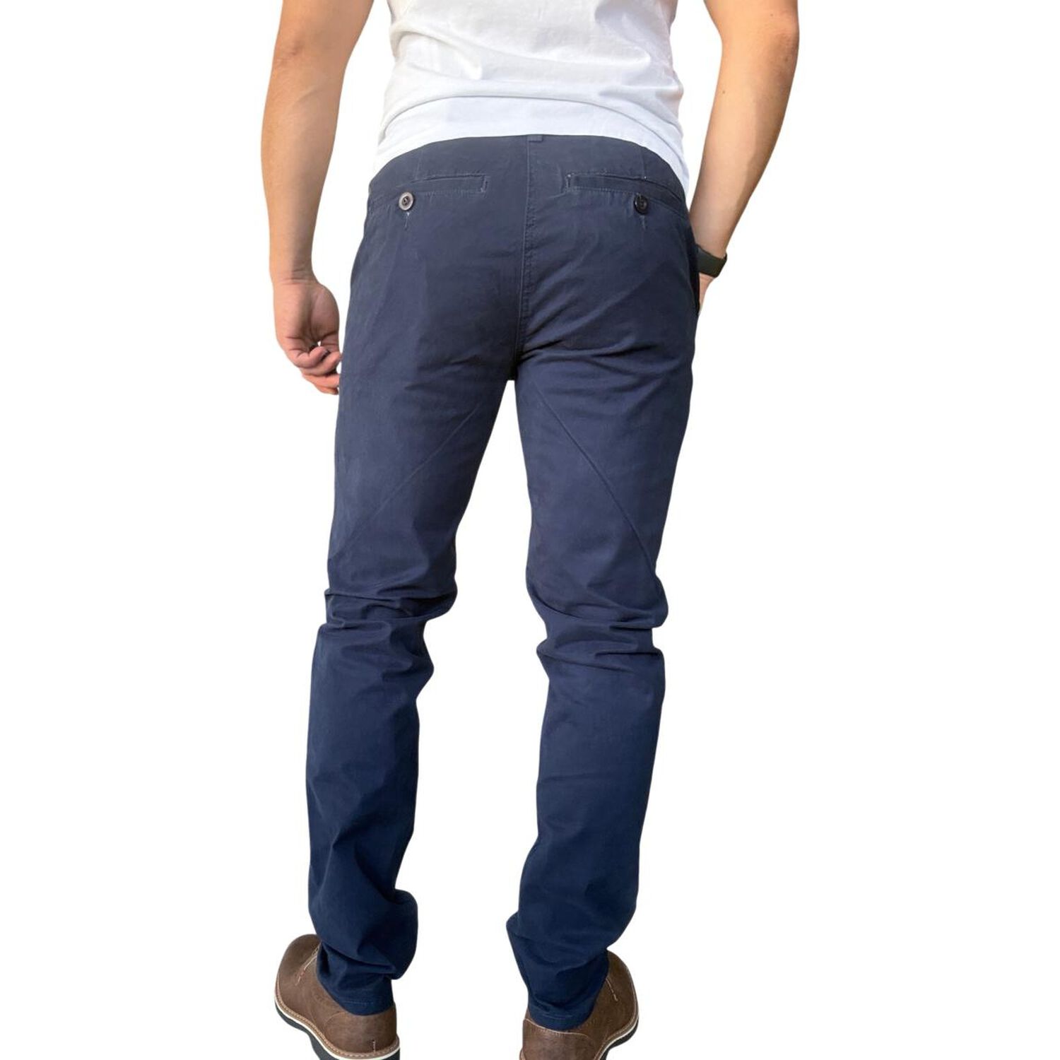 Pantal&oacute;n Elasticado Slim Fit Gabardina Hombre image number 25.0