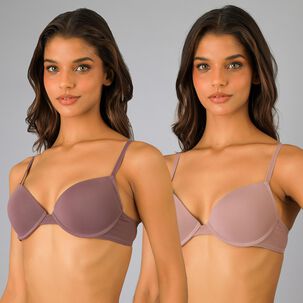 Pack 2x Sosten Balconet Push Up Flores Mujer 25634-272