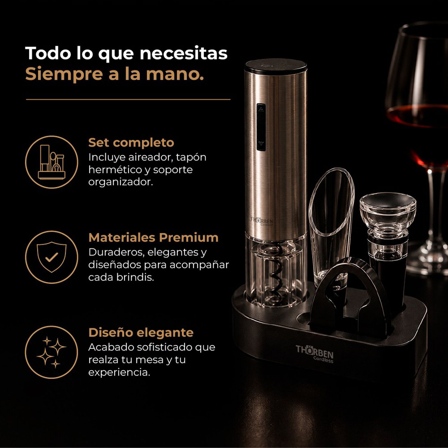 Set De Vinos Thor Usb Deluxe Wine Set image number 2.0