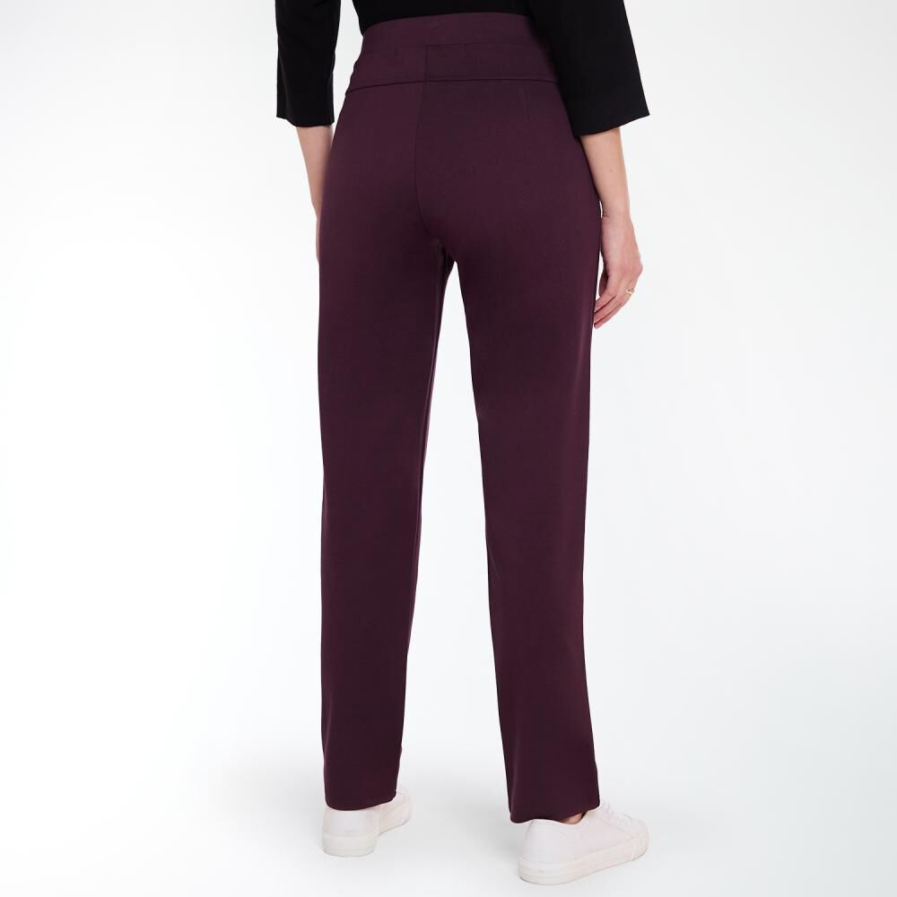 Calza Con Pretina Y Lazo Tiro Alto Regular Mujer Lesage image number 3.0